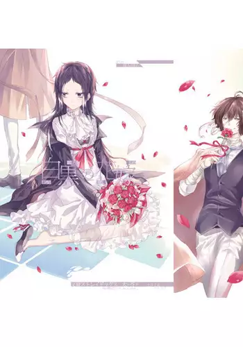 Black and white bridesample