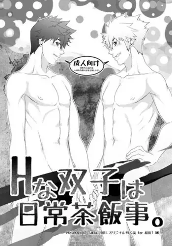 [Wasukoro (Nukobao)] H na Futago wa Nichijouchahanji. [Digital]